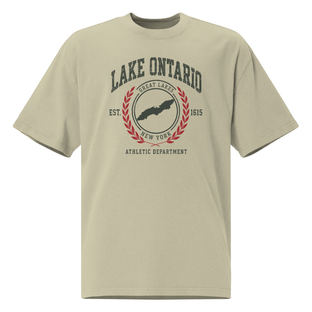 Lake Ontario Athletic Dept. Tee — Faded Eucalyptus