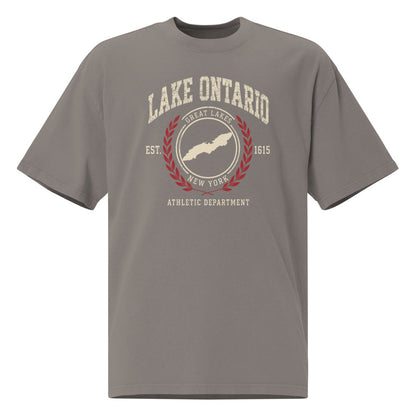 Lake Ontario Athletic Dept. Tee — Faded Grey