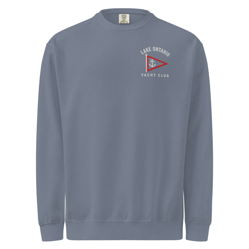 Lake Ontario Yacht Club Crewneck in Blue Jean