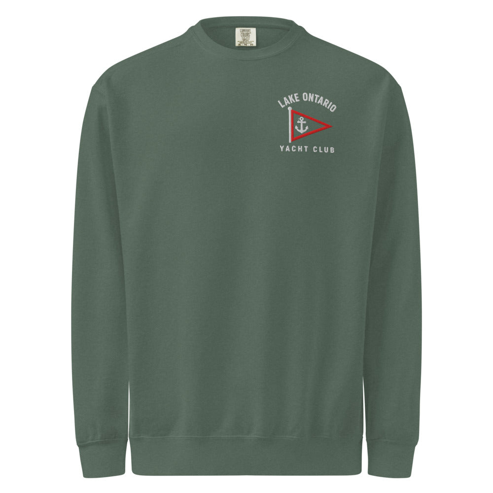 Lake Ontario Yacht Club Crewneck in Blue Spruce
