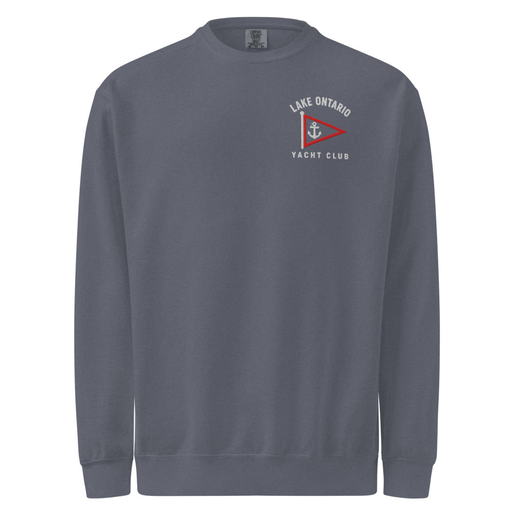 Lake Ontario Yacht Club Crewneck in Denim
