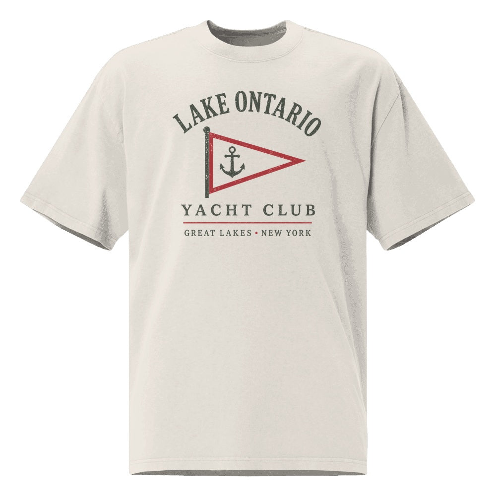 Lake Ontario Yacht Club Tee — Faded Bone