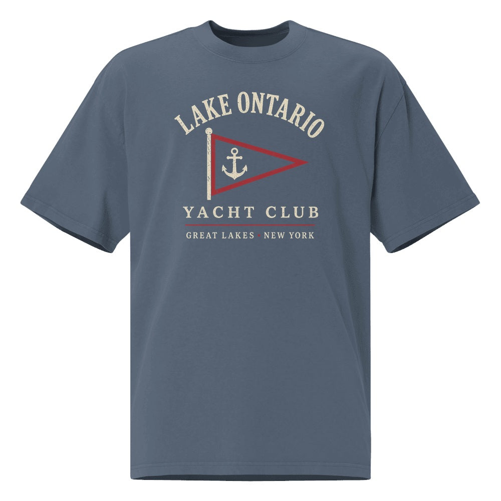 Lake Ontario Yacht Club Tee — Faded Indigo